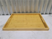 Extra Large Bamboo Serving Tray Food Tray with