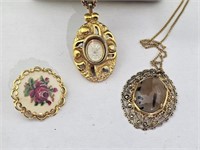 Vintage "Keyes" Watch Pendant Lot