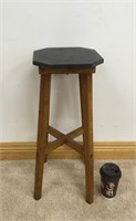 STONE TOP SIDE TABLE