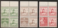 DENMARK #223d, #229b & #238AI BOOKLET PANES OF 4