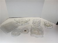 Lot of Crystal and Cut Glass