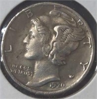 1920 d Mercury dime token