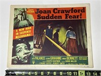 1952 Joan Crawford Sudden Fear 52/379 Original