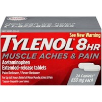 2 pack TYLENOL 8 Hour Muscle Aches & Pain Caplets