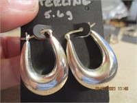 Silver Earrings-5.6 g