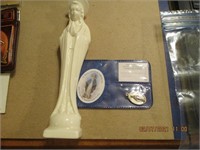 Vtg. Benedict the Florist Religous Statue&Catholic