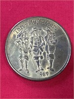 Three musketeers 1969 coin