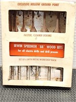 Irwin speedbor "88" wood bits for all electric