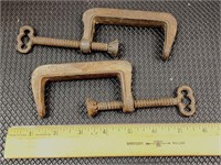 Antique C clamps