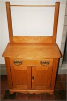 Oak One Drawer Washboard w/ Two Lower Doors,
