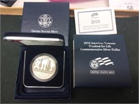 2010 American veterans disabled for life Silver