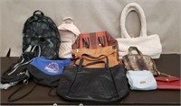 Lot of Branded Purses & Backpacks. Charming