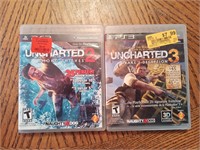 PS3 - Uncharted #2 & #3 (Tested)