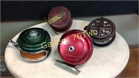 Selection of vintage Fly fishing reels – includes