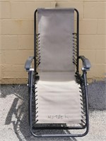 Gravity Lounger Patio Chair: Fair condition