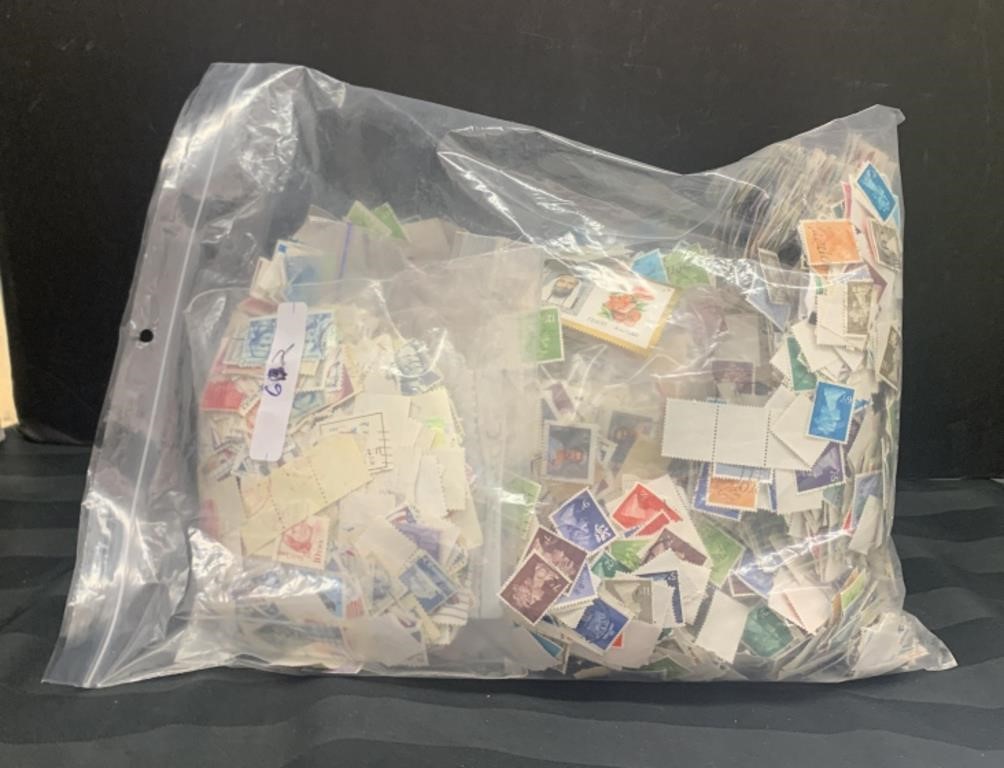 Giant Bag of Used Stamps