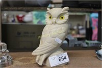 CARVED STONE OWL