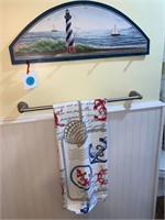 LIGHTHOUSE WALL HANGING AND TOWEL