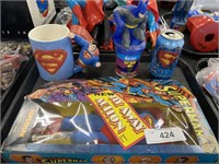 Superman collectibles.