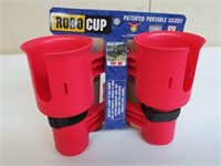 Robo Cup Clamp Dual Cup Holder