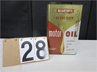Allstate Heavy Duty Motor Oil Can