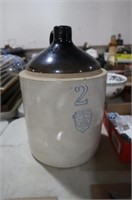 2 GALLON ANTIQUE WHISKEY JUG NO CRACKS OR CHIPS