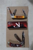 2 FROST CUTLERY STEEL WARRIOR KNIVES BOTH NEW