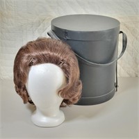 Mannequin Head, Wig & Storage Box