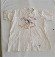 Pony Express Centennial tshirt no size