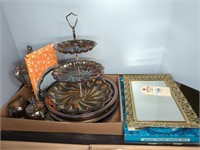 SILVER PLATE AND TRAYS