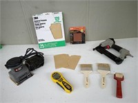 PORTER CABLE AIR NAILER,SANDER,SANDPAPER & MORE