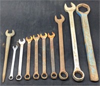 (10) Assorted Wrenches