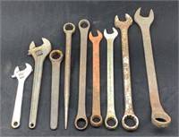 (9) Assorted Wrenches