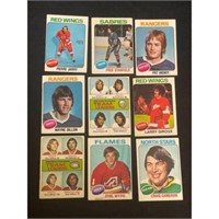 (73) 1975 Opc Hockey Cards Lower Grade