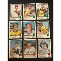 (250) 1973 Topps Baseball Cards Lower Grade