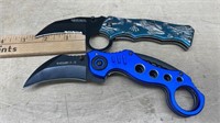 2 Karambit folding Knives. *DC