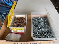 Construction Screws and cable clamps