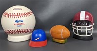 Four Sports Coin Banks