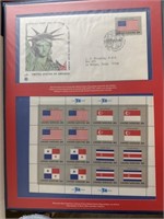1981 UNITED NATIONS FLAG FIRST DAY COVER STAMP