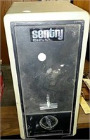 Sentry Survivor safe & key, 8" X 14" X 12"
