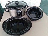 D5) Programmable Crockpot Brand, with (3)