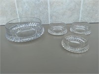 D5) Crystal Serving Dishes
