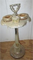 Vintage smokers stand. Measures 24" tall.