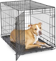 New World Dog Crate  Leak-Proof Pan  36-Inch