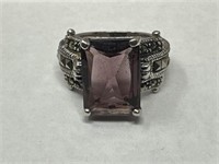 Sz.7 925 Sterling Silver Ring (missing