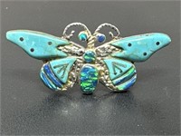 Sterling Silver Butterfly Pin/Pendant 8.71 Grams
