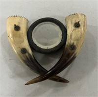 Cow Horn Crafted Mirror