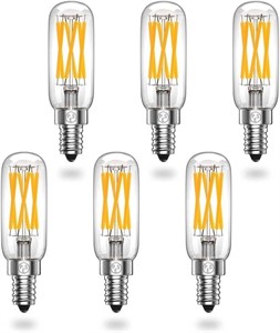 6-PK Lustaled Dimmable E12 LED Bulbs