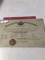 1905 Academic Diploma