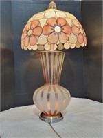 Vintage Capiz Shell Lamp